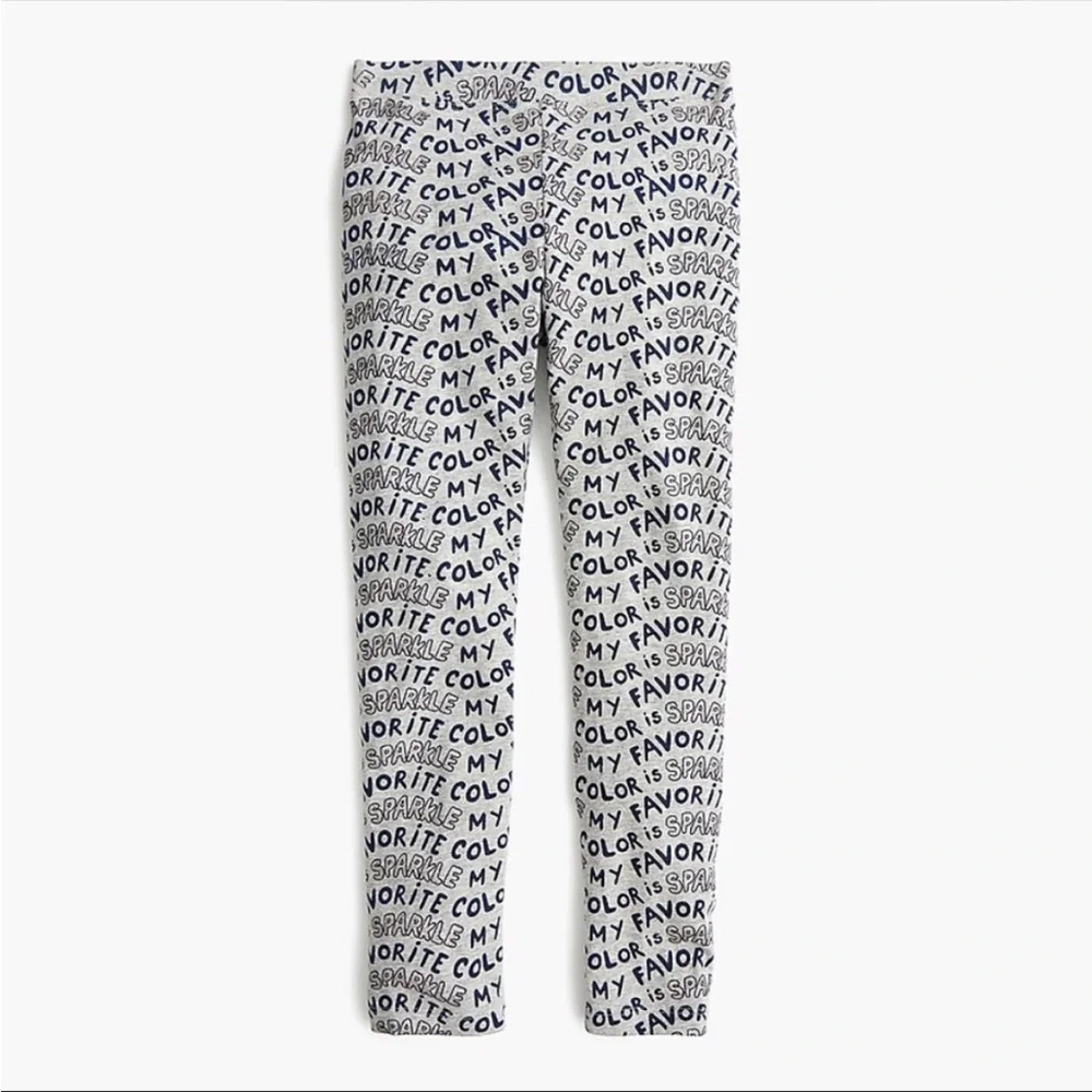 Crewcuts Sparkle is My Favorite Color leggings